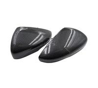 Coque Rétroviseur Droite Noire Couvercle Rétroviseur Latéral Capuchon D'aile Remplacement Porte Extérieure Garniture Boîtier Vue Arrière LHD Pour Ford Pour Focus MK4 19-23(Carbon)