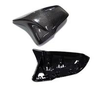 Coque Retroviseur Exterieur Compatible Avec BMW Pour Série 1 F40 2019 2020 2021 Remplacement M Look Rétroviseur Coque En Fibre De Carbone Rétroviseur Accessoires Pièces Automobiles(Carbon fiber patter