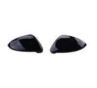 Coque Rétroviseur Exterieur Pour VW Pour Golf 7 MK7 MK7.5 Pour GTI R Pour GTE Pour GTD 2013-2020 Coque De Rétroviseur Noir Brillant(1 Pair)