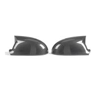 Coque Rétroviseur Exterieur Pour VW Pour Golf MK5 Pour GTI R 2003-2009 Autocollant Couverture Rétroviseur Latéral Voiture Capuchon D'aile Garniture Boîtier Porte Extérieure(Carbon)