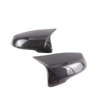 Coque Retroviseur Exterieur Voiture pour BMW F44 F40 G29 X1 F48 F49 X2 F39 2019-2023 Couvercle Rétroviseur en Fiber Carbone Blanc (Couleur : Carbon Pattern-2pcs)