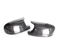 Coque Retroviseur Exterieur Voiture pour BMW X3 F25 X1 E84 Pré-lci 2009-2013 Motif en Fiber Carbone Noir Rétroviseur Capuchon Aile Côté Miroir Couverture Coque Remplacement (Couleur : 1 Pair Carbon