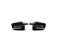 Coque Rétroviseur Latéral pour 3 5 7 8 pour Série G20 G21 G28 320d 330e 330i G30 G38 G11 G12 G15 G16 Couvercle Rétroviseur Latéral Voiture Rétroviseur Couvercle(LHD-Bright Black)