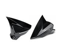 Coque Rétroviseur Latéral pour Seat Leon MK3 5F 2013-2019 pour Ibiza MK5 2017-2020 Couvercle De Rétroviseur Latéral De Voiture Garniture D'aile Boîtier Rétroviseur(Gloss Black)