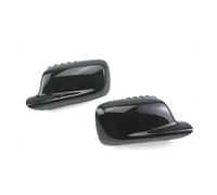 Coque Rétroviseur Lot De 2 Coques De Rétroviseurs Latéraux En Carbone Noir Pour BMW Série 3 E46 2 Portes Série 7 E65 E66 E67 E68 2001-2008(Gloss Black)