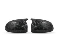 Coque Rétroviseur Noir Style M Accessoire Automobile Pour BMW X3 G01 X4 G02 X5 G05 X6 G06 X7 G07 2018-2020(Forged Carbon Look)