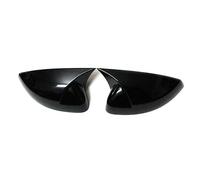 Coque Rétroviseur Pour A3 S3 8V RS3 2013 2014 2015 2016 2017 2018 2019 Housse De Rétroviseur Motif En Fibre De Carbone Ou Couverture Noire(Le noir)