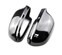 Coque Rétroviseur Pour A4 A5 B8 A3 8P A6 C6 Q3 Noir Brillant Remplacement Complet Avec Clips Rétroviseurs Latéraux Porte Voiture Capuchons Couvercle Rétroviseur(Bright black)