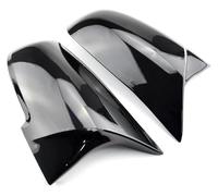 Coque Rétroviseur Pour BMW Pour 220i 328i 420i F20 F21 F22 F30 F32 F33 F36 X1 E84 Couvercle Rétroviseur Latéral 1 Paire Capuchons Boîtier(Bright Black)