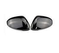 Coque Rétroviseur pour Golf 8 pour MK8 pour GTE 2020 2021 Couvercles De Rétroviseurs Capuchons Couvercle De Boîtier De Rétroviseur Aspect Carbone Couvertures Noires Brillantes Rétroviseur Capuchon (C