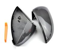 Coque rétroviseur Pour Golf MK7 GTI 7 7R MK7.5 Pour E-GOLF Voiture Auto En Fiber De Carbone Rétroviseur Latéral Capuchon Garniture Rétroviseur Latéral Capuchons