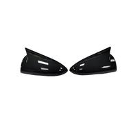 Coque Rétroviseur Pour Hyundai Pour LAFESTA Pour I20 Pour I20N Pour BAYON 2020-2023 Autocollant Couverture Rétroviseur Latéral Voiture Capuchon Garniture Carbone(Gloss Black)