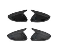 Coque Rétroviseur pour Peugeot 208 2020-2023 308 2014-2020 508 2008 Couvertures De Rétroviseurs De Porte Latérale en Fibre De Carbone Couvercle Rétroviseur Latéral(Bright Black)