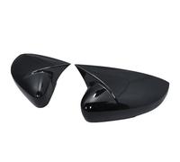 Coque Rétroviseur Pour VW Pour Polo Mk5 6R 6C V 2009-2017 Noir Brillant Aile Latérale Rétroviseur Housse Capuchons Coque Remplacer Coques Remplacement Rétroviseurs(Bright black)