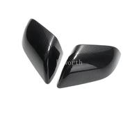 Coque Rétroviseur,Remplacement Rétroviseurs Auto Convient for Tesla Model 3 Highland 2024 Rétroviseur Housse de protection en fibre de carbone ABS(Bright Carbon F P)