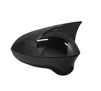 Coque Rétroviseur Voiture 2 Pièces Capuchons Couverture Rétroviseur Latéral Pour Siège Pour LEON 1P Aile De Porte Remplacer La Paire Externes Vue Arrière Noir Rétroviseur Couvre(Black-Left)