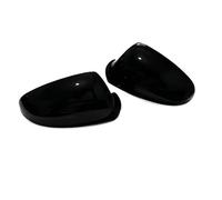 Coque Rétroviseur Voiture Boîtier De Rétroviseur De Remplacement En ABS Pour Vauxhall Pour Astra J MK6 2009-2016(Bright Black)