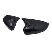 Coque Retroviseur Voiture Compatible Avec VW Pour POLO Pour MK5 6R 2009 2010 2011-2013 2x Rétroviseurs Latéraux Pour Couvercles De Rétroviseurs Noirs/Accessoires De Voiture En Fibre De Carbone