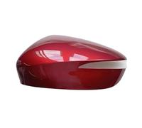 Coque Rétroviseur Voiture Coque De Rétroviseur Intérieur Boîtier De Rétroviseur Coque De Rétroviseur Accessoires Auto ABS Pour Mazda CX3 CX5(Red left)