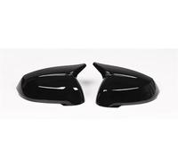 Coque rétroviseur voiture Couvercle de rétroviseur de voiture ABS LHD, autocollant de garniture, accessoires de voiture pour BMW X1 iX1 U11 2023 - 2024(Style 2 Noir)