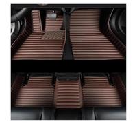 Coque Rétroviseur Voiture Pour classe ML pour W166 2012-2016 2013 2014 2015 année détails intérieurs accessoires voiture tapis rayé tapis sol voiture en cuir Pu Rétroviseur Couverture(Coffee)