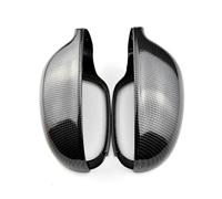 Coque Rétroviseur Voiture Pour Golf pour MK5 2006 2007 2008 2009 2010 remplacement pièces voiture Rearview aile latérale rétroviseur couvercle carbone noir Rétroviseur Couverture(Carbon Look black)