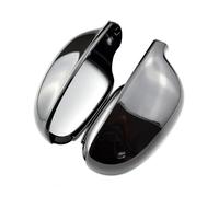 Coque Rétroviseur Voiture Pour Golf pour MK5 2006 2007 2008 2009 2010 remplacement pièces voiture Rearview aile latérale rétroviseur couvercle carbone noir Rétroviseur Couverture(Bright black)