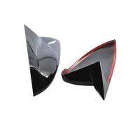 Coque Rétroviseur Voiture Pour Golf pour MK7 style voiture 2 pièces rétroviseur revêtement d'habillage coque rétroviseur gauche et droit couvercle rétroviseur Rétroviseur Couverture(Carbon Fiber)