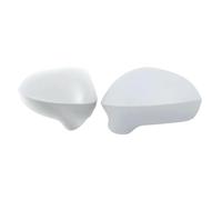 Coque Rétroviseur Voiture Pour Seat pour Leon pour MK2 1P Ibiza MK4 6J Exeo 3R 2008-2017 accessoires voiture noir/blanc paire rétroviseur latéral couvre capuchon Rétroviseur Couverture(Gloss White)