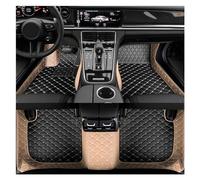 Coque Rétroviseur Voiture Pour série 3 pour E36 1990-2000 pour E46 pour E90 pour E92 coupé pour E93 accessoires intérieurs tapis cuir Custom Car tapis Rétroviseur Couverture(Beige Black)