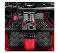 Coque Rétroviseur Voiture Pour série 3 pour E36 1990-2000 pour E46 pour E90 pour E92 coupé pour E93 accessoires intérieurs tapis cuir Custom Car tapis Rétroviseur Couverture(Red Black)