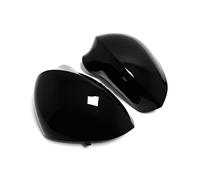 Coque Rétroviseur Voiture Pour Siège Pour Leon MK2 Pour Ibiza MK4 Accessoires De Voiture Brillant Noir Aile Latérale Rétroviseur Capuchons Couverture Remplacer Rétroviseur Couvre