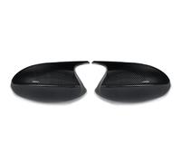 Coque Retrovisore Compatible Avec Pour E87 E88 2004-2008 Couvercles Rétroviseurs Latéraux Accessoires Capuchon Rétroviseur Extérieur Latéral À Motif En Fibre Carbone(Black Carbon,B)