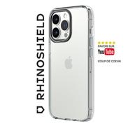 Coque - RhinoShield - iPhone 14 Pro - Transparente - Moulée en un seul bloc - Résistante aux chutes