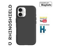 Rhinoshield - Coque pour iPhone 16 Plus SolidSuit - Magnétique ShockSpread Noir