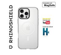 Coque - RHINOSHIELD - iPhone 16 Pro - Transparent - Protection chutes - Résistant jaunissement