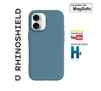 Coque - RHINOSHIELD - SolidSuit - iPhone 16 Plus - Protection maximale - Ultra-léger - Bleu