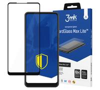 Coque rigide 3mk HardGlass Max Lite noire pour Samsung Galaxy A21
