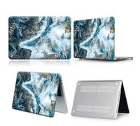 Coque rigide à motif de marbre pour Macbook - For AIR 13 A2337 M1 2020 - 6.Ark Blue Wave Mar