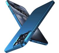 Coque Rigide Antichoc Pour Iphone,Coque Fine,Coque Arrière Ultra Fine,Document Solide,Luxe 256,Iphone 16 15 14 13 12 11 Pro Max Plus Mini.Bleu.Pour Iphone 11