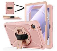 Coque rigide antichoc ZtotopCases pour Samsung Galaxy Tab A9+ / A9 Plus 11'' 2023 (SM-X210/X216/X218) avec protection d' cran et rotation 360