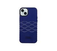 Audi Coque IML AU-IMLMIP15M-A6/D3-BE pour iPhone 15 Plus / 14 Plus 6,7 Pouces Bleu