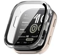 Coque rigide avec film de protection d'écran compatible avec Amazfit Bip 6, protection complète anti-rayures en polycarbonate ultra fine pour montre intelligente Amazfit Bip 6 (transparent)