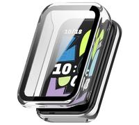 Coque rigide avec film de protection d'écran compatible avec Honor Band 10, protection complète, anti-rayures, en polycarbonate ultra fin, pour Honor Band 10 (transparent)