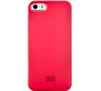 Coque rigide Colorblock framboise pour iPhone 5/5S avec emplacement pour carte G