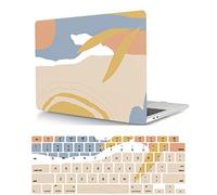Coque Rigide Compatible avec Macbook Air 11 Pouces Modèle A1465 A1370 2015 2014 2013 2012 2011 2010, Ultra Slim Mat Étui Plastique et Housse de Clavier, Marron Clair