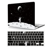 Coque Rigide Compatible avec Macbook Air 13 Pouces Modèle A2681 M2 2022 avec Liquid Retina Display Touch ID, Ultra Slim Mat Étui Plastique et Housse de Clavier, Astronaute