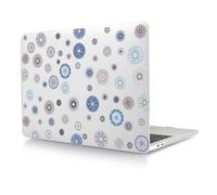Coque Rigide Compatible avec MacBook Pro 16 Pouces Modèle A2141 2020 2019 avec Touch Bar and Touch ID, Ultra Slim Mat Étui Plastique, Fleur de Couleur