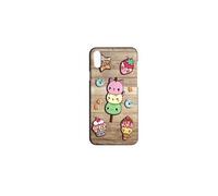 Coque rigide compatible pour iPhone X XS Japan Food Fashion Kawaii 30