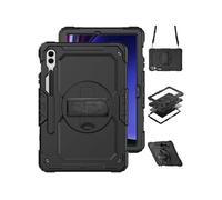Accezz Coque arrière Defender XT pour Samsung Galaxy Tab S10 Plus / Tab S9 FE Plus / Tab S9 Plus - Noir